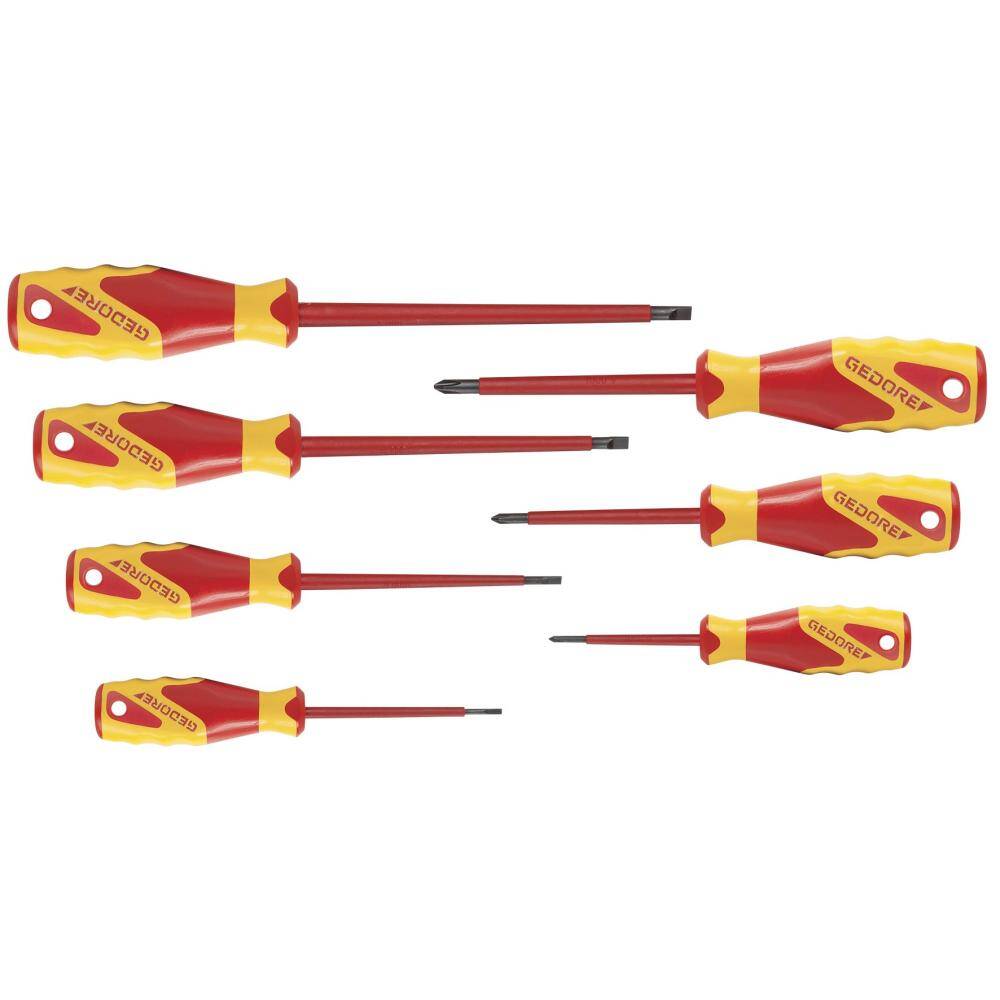 Gedore 1616048 (Series VDE 2170-2160 PH-077) VDE Screwdriver set 7 pcs IS 2.5-6.5 PH 0-2