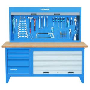 Gedore 6618210 (Series BR 1500 LH) Workbench with tool cabinet