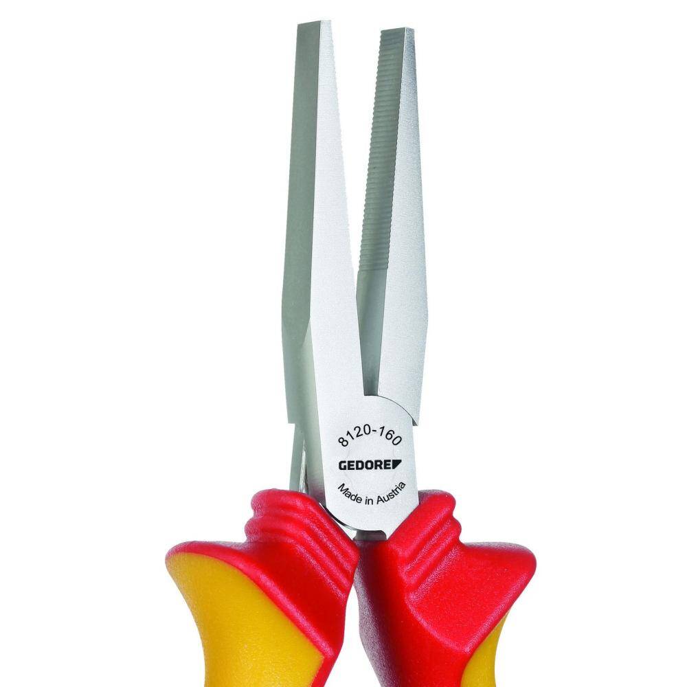 Gedore 1552090 (Series VDE 8120-160 H) VDE Flat nose pliers with VDE insulating sleeves