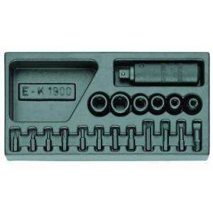 Gedore 1402242 (Series 1500 ES-K 1900) Impact driver set in 1/3 ES tool module