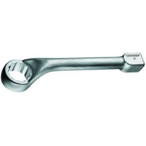 Gedore 1416456 (Series 306G 75) Ring slogging spanner, deep offset 75 mm