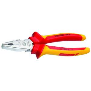 Gedore 1550969 (Series VDE 8250-200 H) VDE Heavy duty combination pliers with VDE insulating sleeves 200 mm