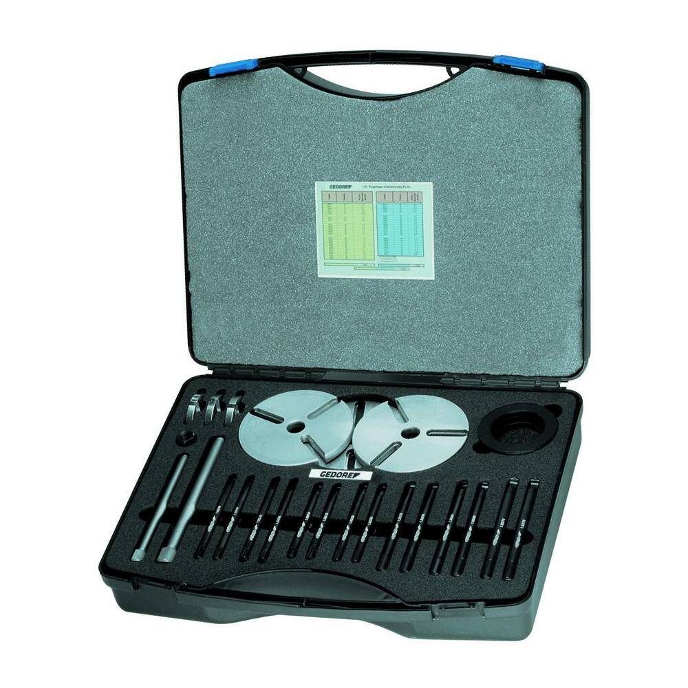 Gedore 1553550 (Series 1.92/12) Patented ball bearing set of pullers PLUS