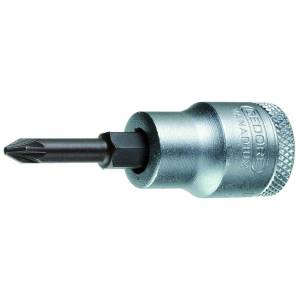 Gedore 1640976 (Series IKS 30 PZD 2) Screwdriver bit socket 3/8" PZ 2