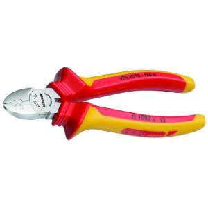 Gedore 1742582 (Series VDE 8315-160 H) VDE Electricians' side cutter with VDE insulating sleeves 160 mm