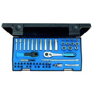 Gedore 1815687 (Series 20 LMU-10) Socket set 1/4" 49 pcs, UD-IN-IS-PH-PZ-TX-XZN