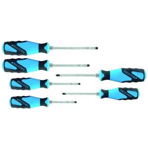 Gedore 1878743 (Series SK 2154 PH-06) 3C-Screwdriver with striking cap set 6 pcs