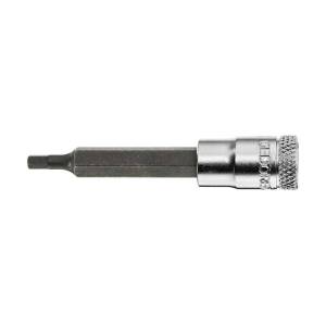Gedore 1933256 (Series IN20L 3-60) Screwdriver bit socket 1/4" long, hex 3 mm