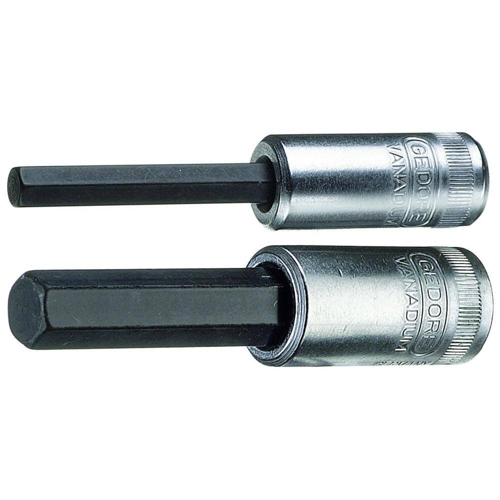 Gedore 1933299 (Series IN20L 8-60) Screwdriver bit socket 1/4" long, hex 8 mm