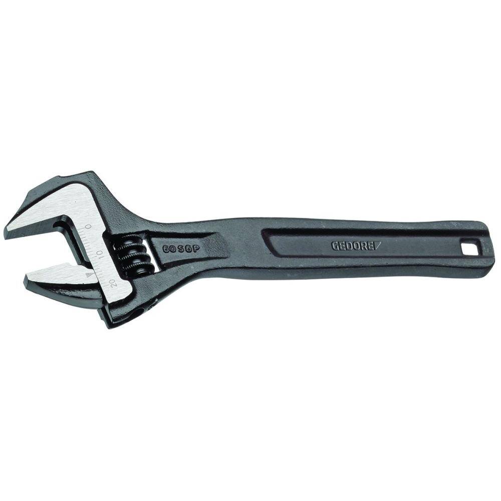 Gedore 2668831 (Series 60 S 6 C) Adjustable spanner 6", open end, chrome-plated