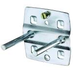 Gedore 2008416 (Series 1500 H 19-50) Tool hook double, straight mandrel 50x6mm
