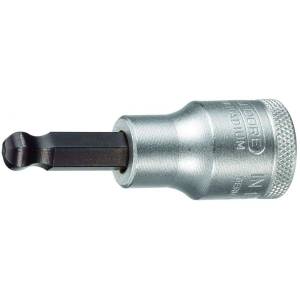 Gedore 2219395 (Series IN19K 10) Screwdriver bit socket 1/2" ball-end in-hex 10 mm