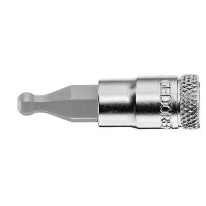 Gedore 2219409 (Series IN20K 4) Screwdriver bit socket 1/4" ball-end in-hex 4 mm