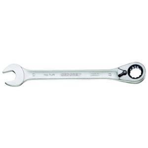 Gedore 2297310 (Series 7UR 14) Combination ratchet spanner, reversible, 14 mm