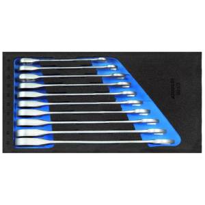 Gedore 2308894 (Series 1500 CT1-7 R) Combination ratchet spanner set in 1/3 Check-Tool module