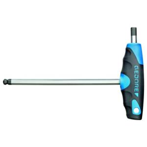 Gedore 2502658 (Series DT 2142 6) Hexagon Allen key with 2C-T-handle 6 mm