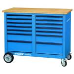 Gedore 2528088 (Series 1506 XL 2511) Mobile workbench, 1.25 m wide, with 14 drawers
