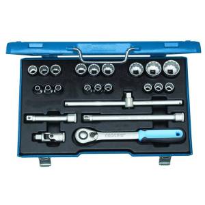 Gedore 2545845 (Series D19 EMU-20) Socket set 1/2", 23 pcs UD 8-32 mm