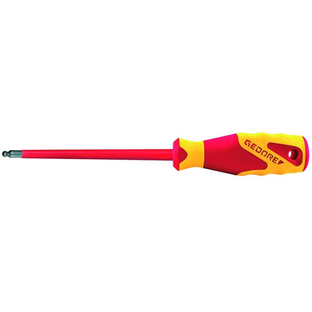 Gedore 2824515 (Series VDE 2163 K 5) VDE Screwdriver, ball end, 5 mm
