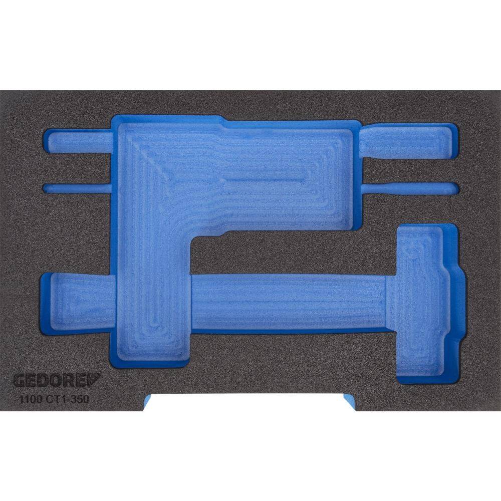Gedore 2836076 (Series EI-1100 CT2-1.04) Foam insert 2/2 L-BOXX 136, empty