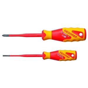 Gedore 2928736 (Series VDE 2162-2172 PH-02) VDE Screwdriver set SLIM DRIVE, 2 pcs