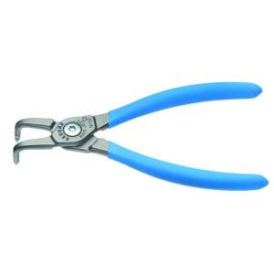 Gedore 2930862 (Series 8000 JE 41) Circlip pliers for internal retaining rings, angled, 85-140 mm