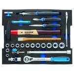 Gedore 2936828 (Series 1100 CT2-01) Assortment Mechanic, in 2/2 L-BOXX 136 Module, 26 pcs