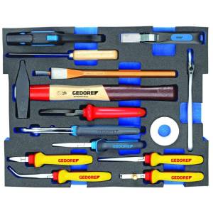 Gedore 2936836 (Series 1100 CT2-02) Assortment Electrician, in 2/2 L-BOXX 136 Module, 15 pcs