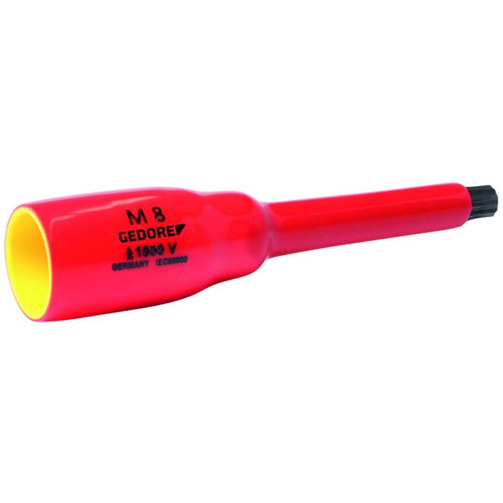 Gedore 2946564 (Series VDE INX 30 8) VDE Screwdriver bit socket 3/8" XZN M8