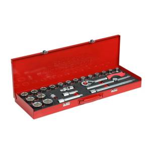 Gedore Red 1/2" Drive Socket Set - Drive 24 pcs