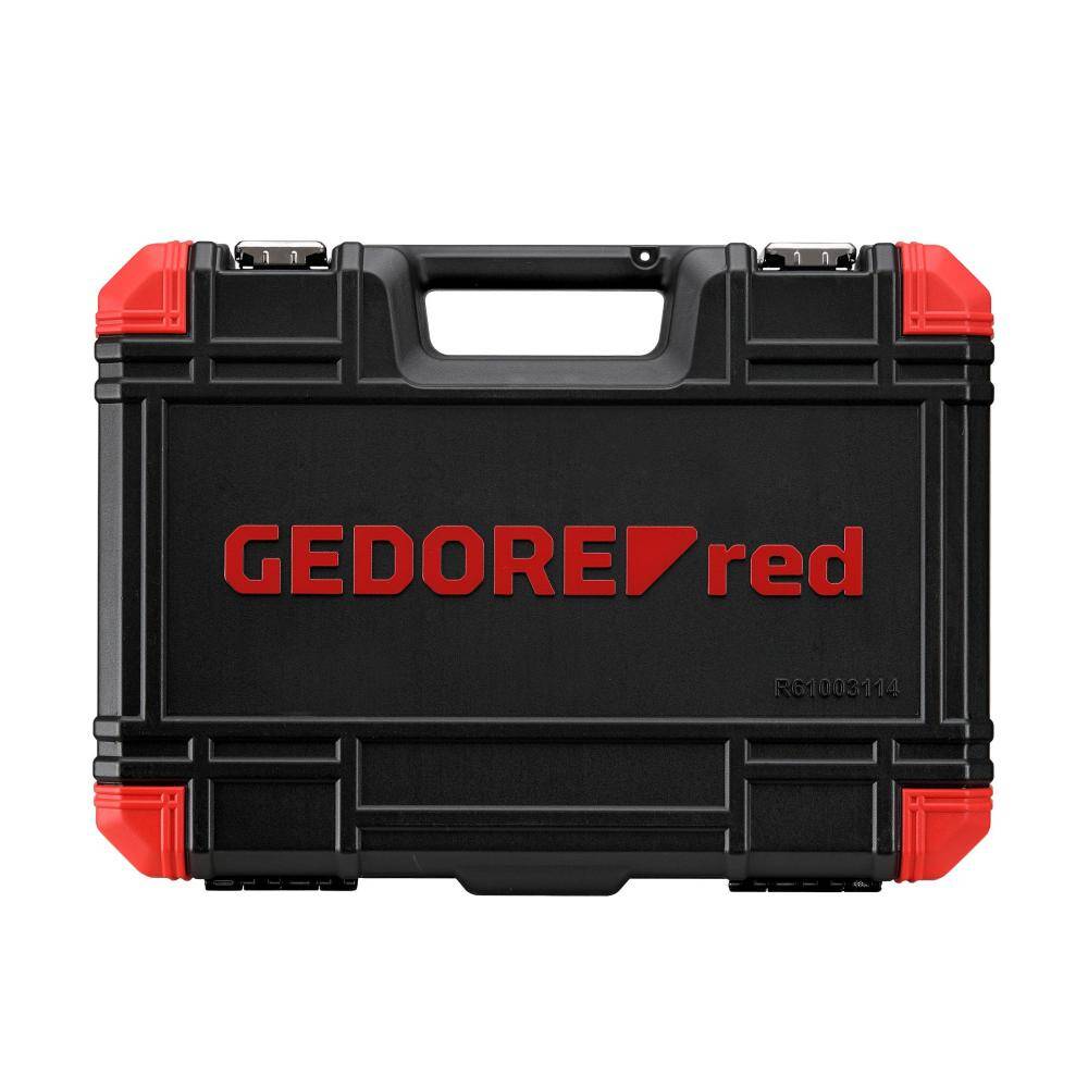 Gedore Red 1/2 Drive hexagon Socket set - size10-32mm 14pcs