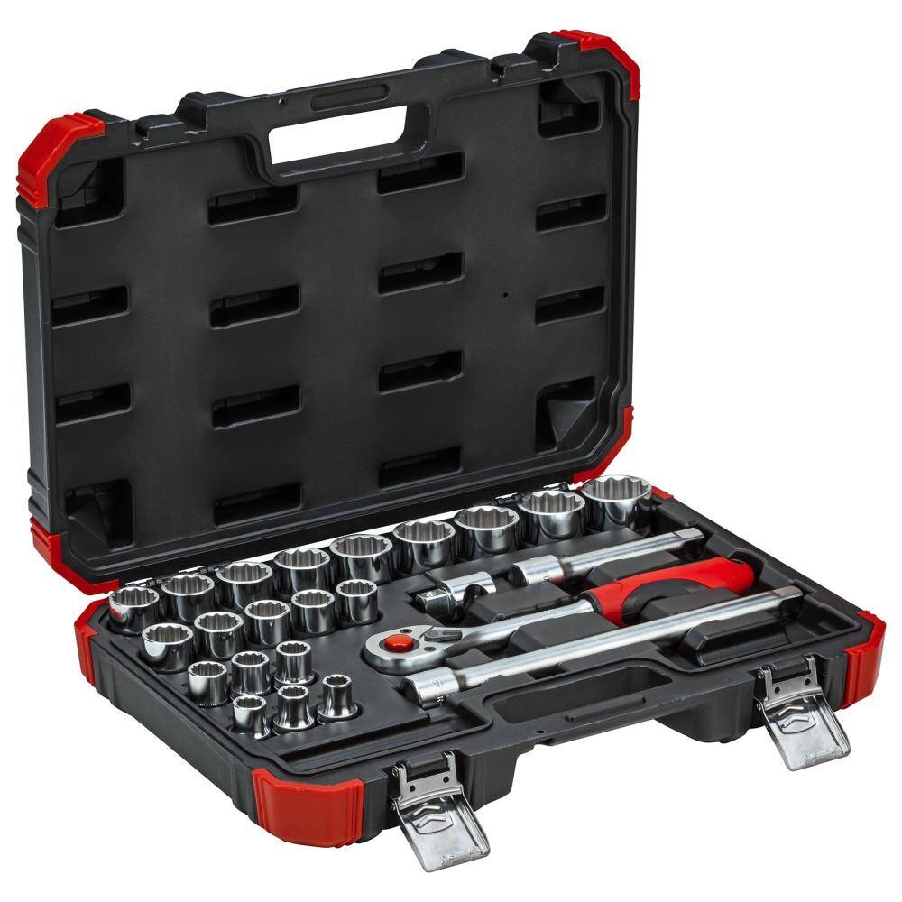 Gedore Red 1/2" Drive bi-hexagonSocket set 24 pcs