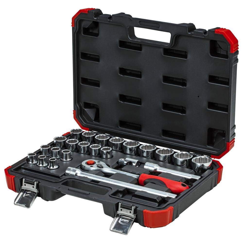 Gedore Red 1/2" Drive bi-hexagonSocket set 24 pcs