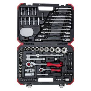 Gedore Red 1/4" + 1/2" Socket set Drive 92pcs
