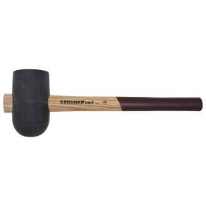 Gedore Red Rubber mallet head-dia 79mm 360mm long with ash handle