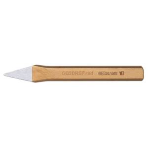 Gedore Red Cross-cut chisel flat oval 125x5x9mm
