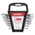 Gedore Red Double Open ended short spanner set 6-17mm 6pcs