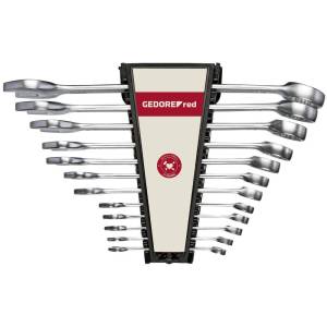 Gedore Red Combination spanner set 8-22mm 10pcs