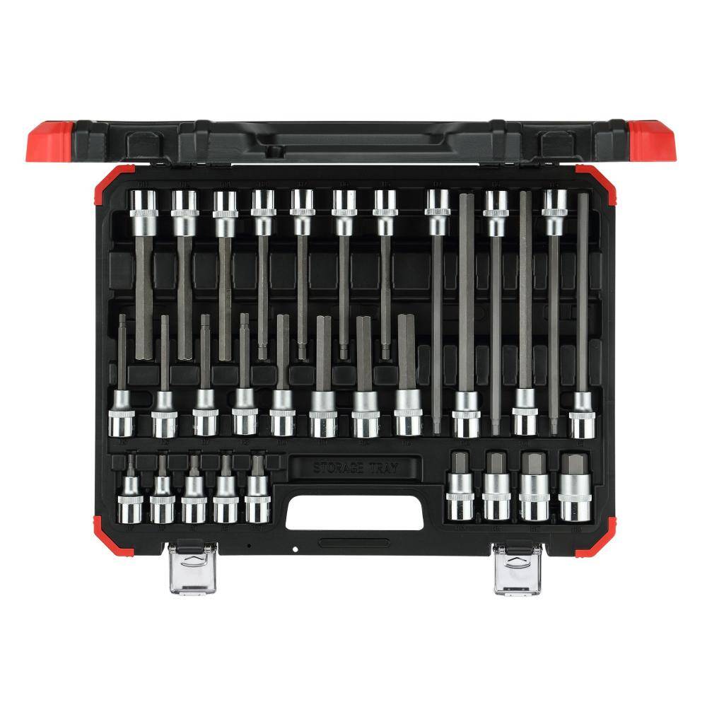 Gedore Red 1/2" Drive hex Screwdriver bit socket set 30pcs