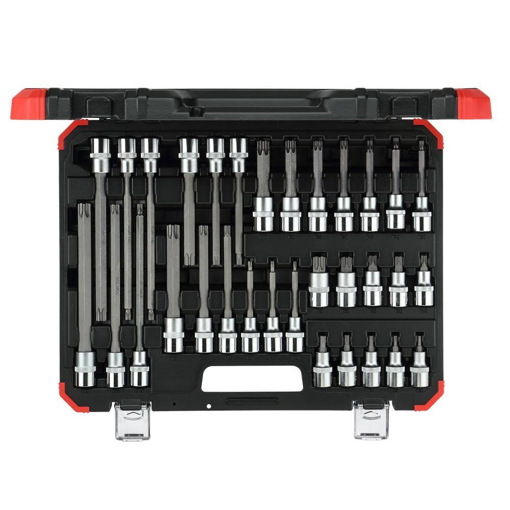 Gedore Red 1/2" Drive Screwdriver bit sockets TX 32pcs