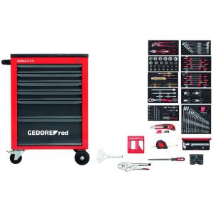 Gedore Red Mechanic Workshop Trolley with 166 piece toolset