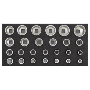 Gedore Red 1/2" Drive Socket set in module 26pcs