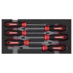 Gedore Red Screwdriver set TX in module 6pcs