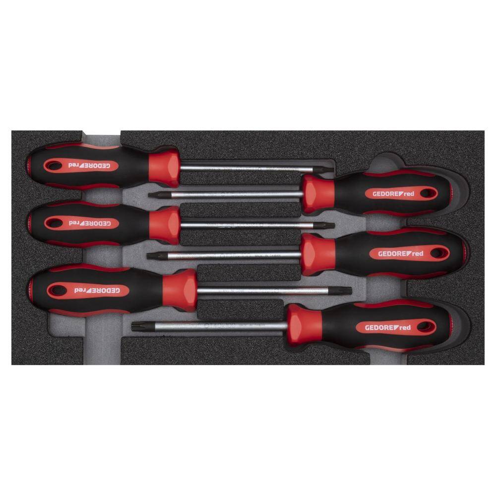 Gedore Red Screwdriver set TX in module 6pcs