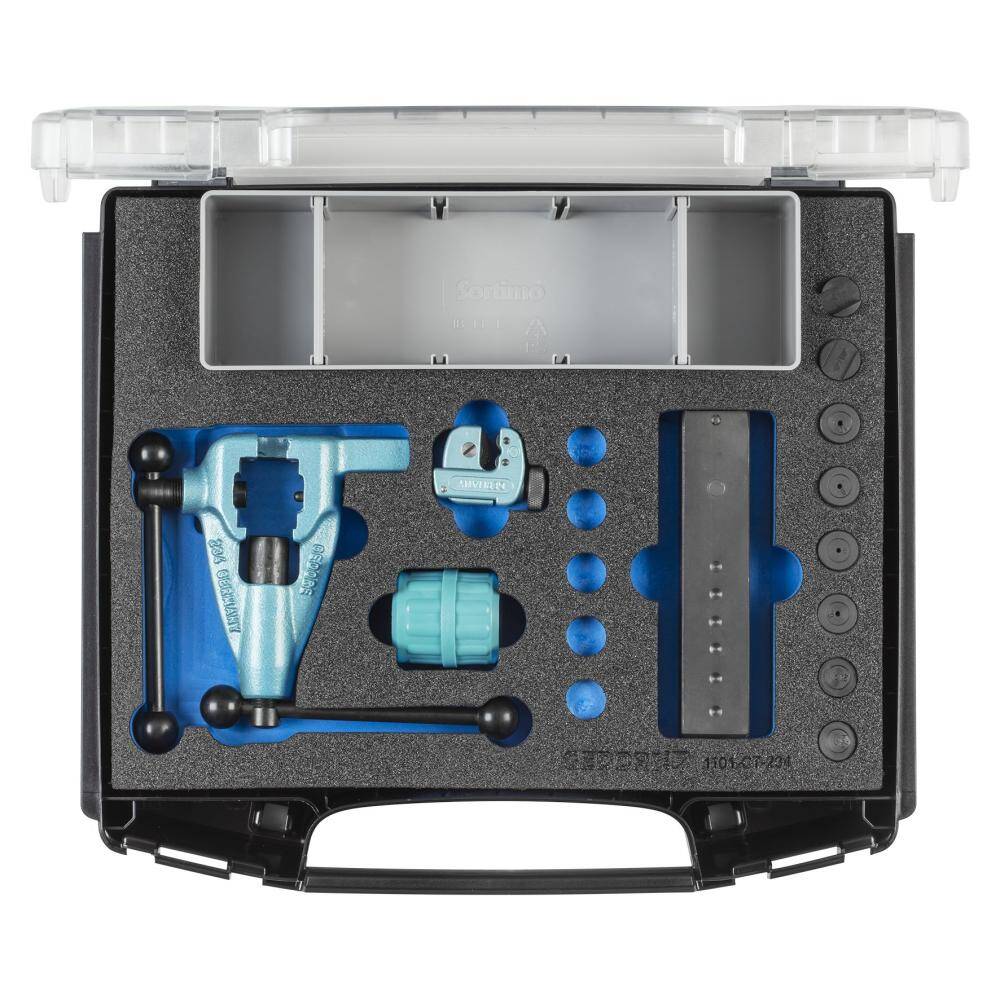 Gedore 4662980 (Series 1101-234013) Double flaring tool set 4.75-10 mm and 3/16"-3/8" in i-BOXX 72