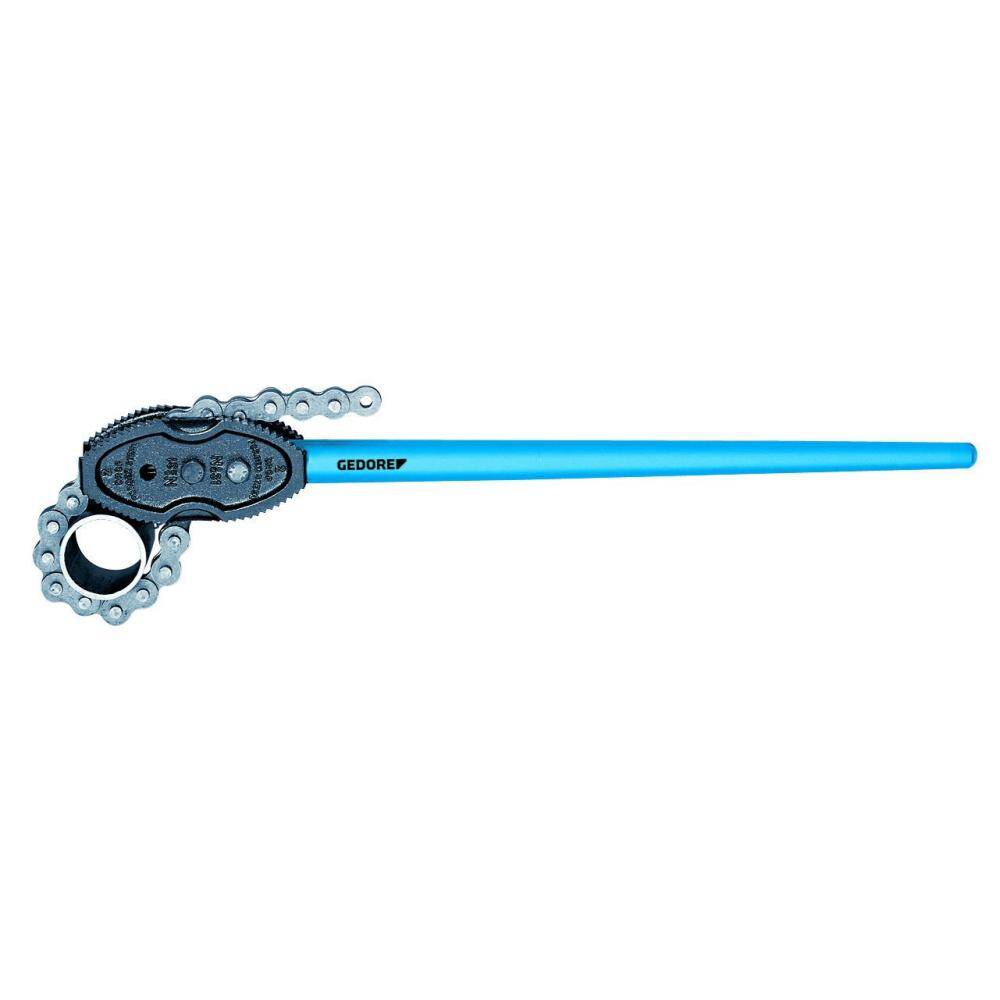 Gedore 4535360 (Series 122002) Chain pipe wrench, American pattern 1/8-2"