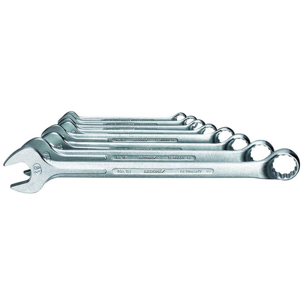 Gedore 6011950 (Series 1B-080) Combination spanner set 8 pcs 8-19 mm