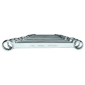 Gedore 6062190 (Series 4-120) Flat ring spanner set 12 pcs 6-32 mm