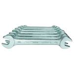 Gedore 6077380 (Series 6-8) Double open ended spanner set 8 pcs 6-22 mm