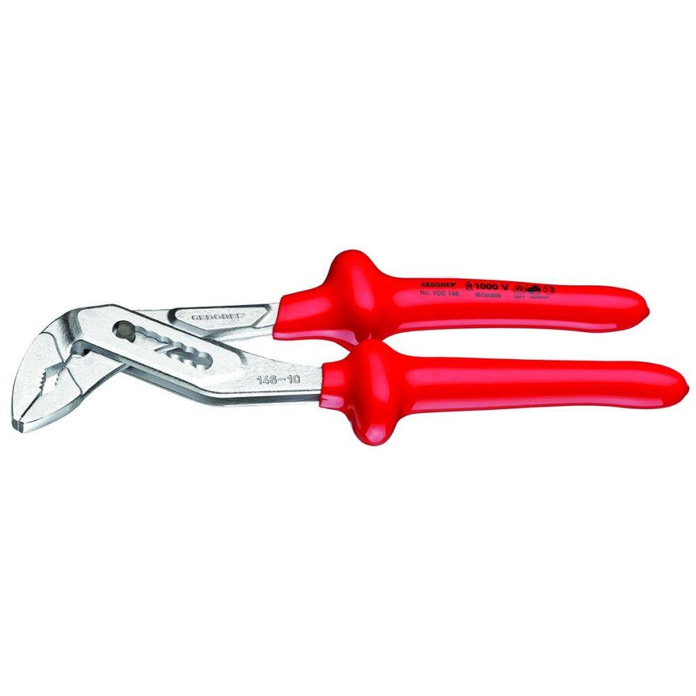Gedore 6120140 (Series VDE 146 10) VDE Universal pliers 10", 7 settings